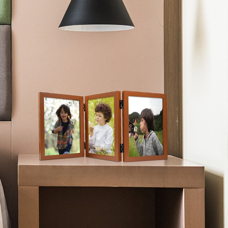 Cadre photo articulé Ariahnna, Noyer