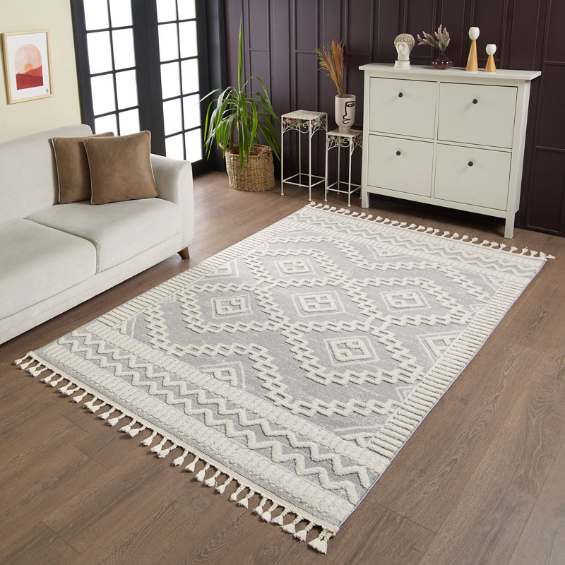 Tapis à poils longs Ruprecht, Rectangle 7 pi 7 po x 10 pi