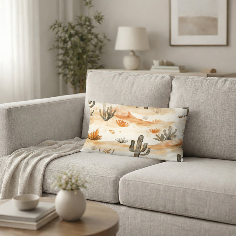 Coussin décoratif abstrait Abstract, H 12 po x l 20 po