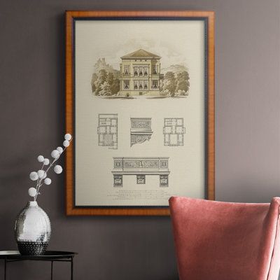 " Estate And Plan I Premium Framed Canvas- Ready To Hang "