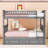 Dilshana Twin Over Twin Bunk Bed with Built-In Ladder-821853337