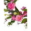 Couronne florale artificielle rose 22 pouces