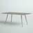 Catlin Rectangular Glass Outdoor Dining Table