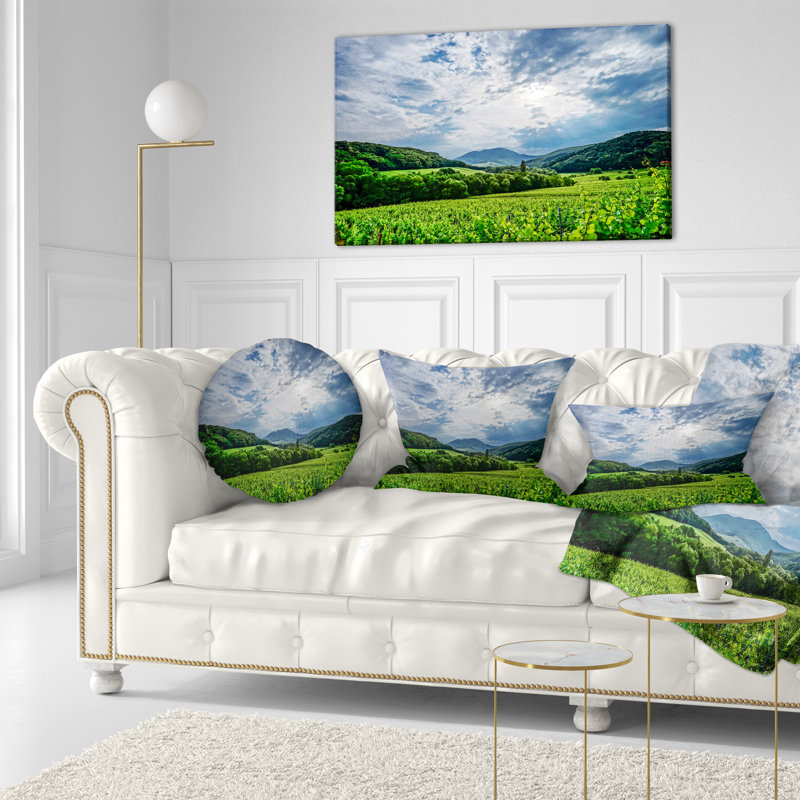 Coussin lombaire imprimé imprimé orage