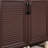 Nut-Brown Aluminum Shoe Storage