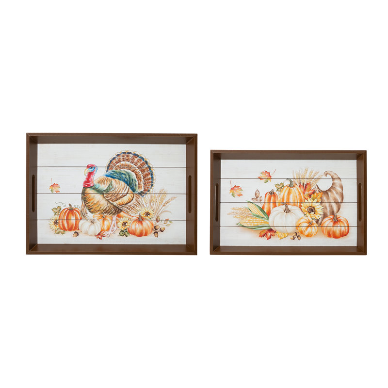 Turkey Tray Tray - Set of 2