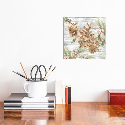 Pinecone Lodge III by June Erica Vess - Wrapped Canvas Gallery-Wrapped Canvas Giclée