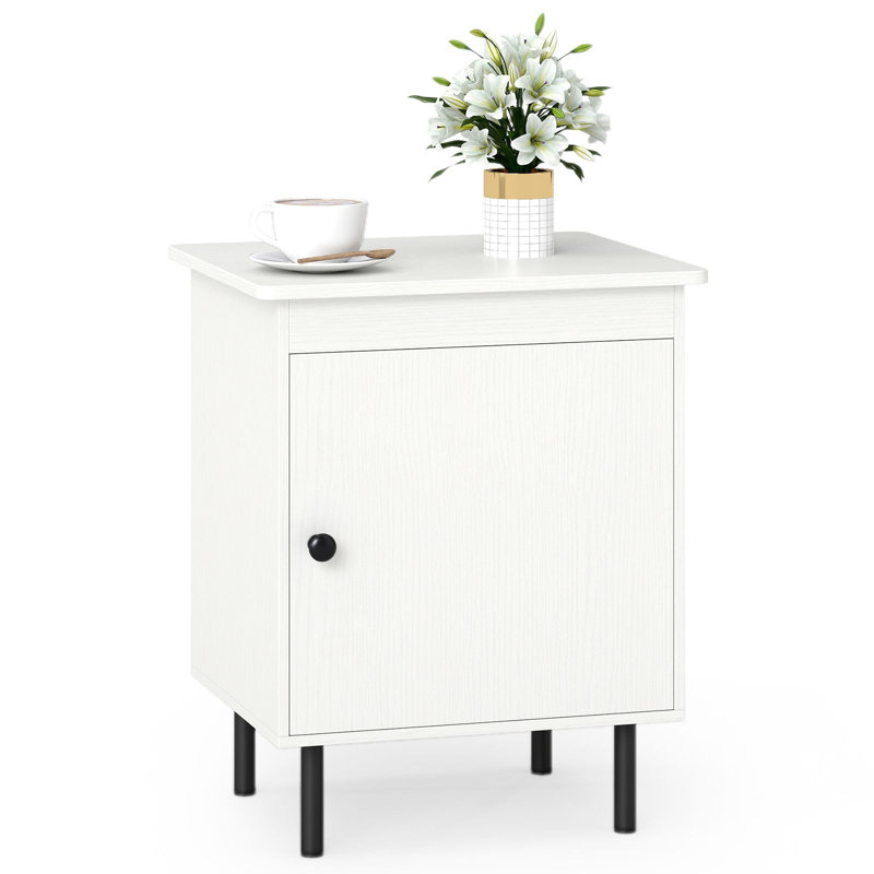 51cm W Metal Bedside Table
