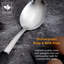 Tower T832188 Precision Plus Spoon with Hanging Loop, Softtex Handle, Stainless Steel