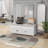Linen Blend Upholstered Storage Bench-78510592