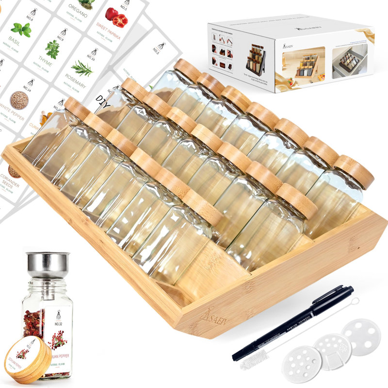 Spice Jar & Rack Set
