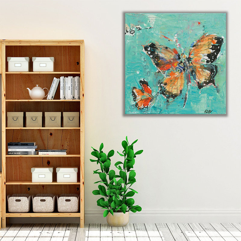 Monarch II - reproduction d'art sur toile, H 12 po x l 12 po
