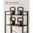 Keemon Steel Etagere Bookcase Set of 2
