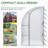 Outdoor Lean-To Greenhouse, Walk-In Greenhouse With Roll-Up Window