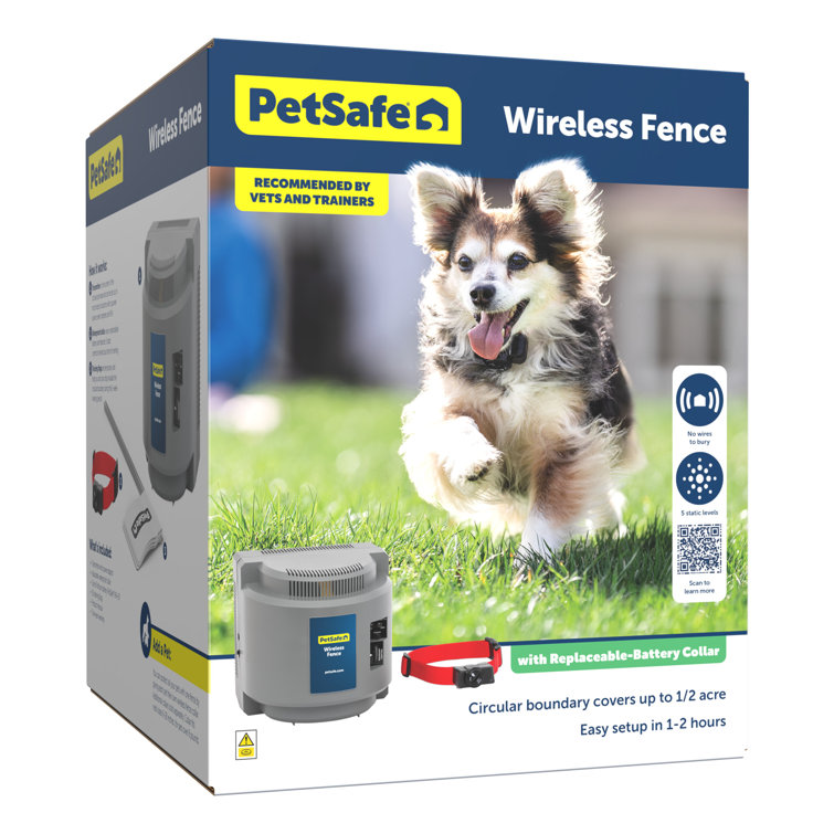  PetSafe Wireless Fence Extra Transmitter, Increase Your  Existing Wireless Fence Boundary – Pet Containment for Dogs and Cats - From  the Parent Company of the INVISIBLE FENCE Brand : PetSafe 
