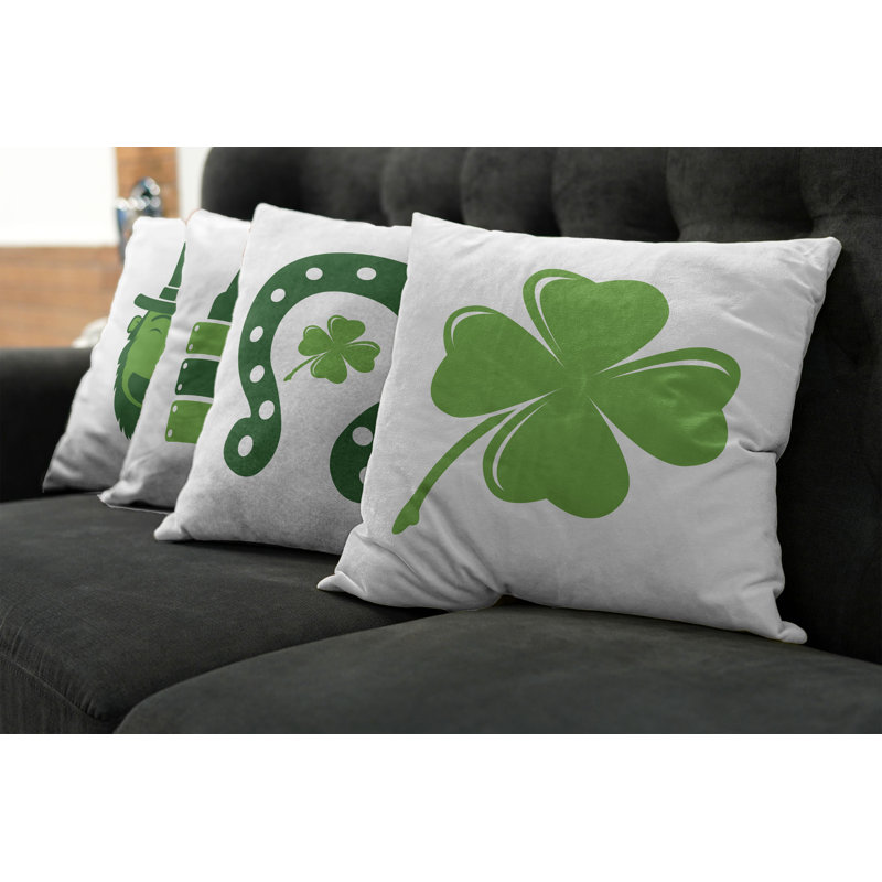 Ensemble de housse de coussin 4 pièces Irish Holiday, 16" x 16"