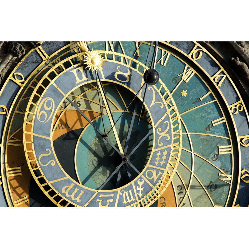 Prague Astronomical Clock - Wrapped Canvas Print, 81cm H x 122cm W