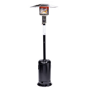 Solara Standing Patio Heater, Hammered