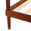 Kiesel Mid-Century Inspired Wood Platform Bed frame with Headboard-1113283617
