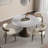 White Round Sintered Stone Dining table-119478450