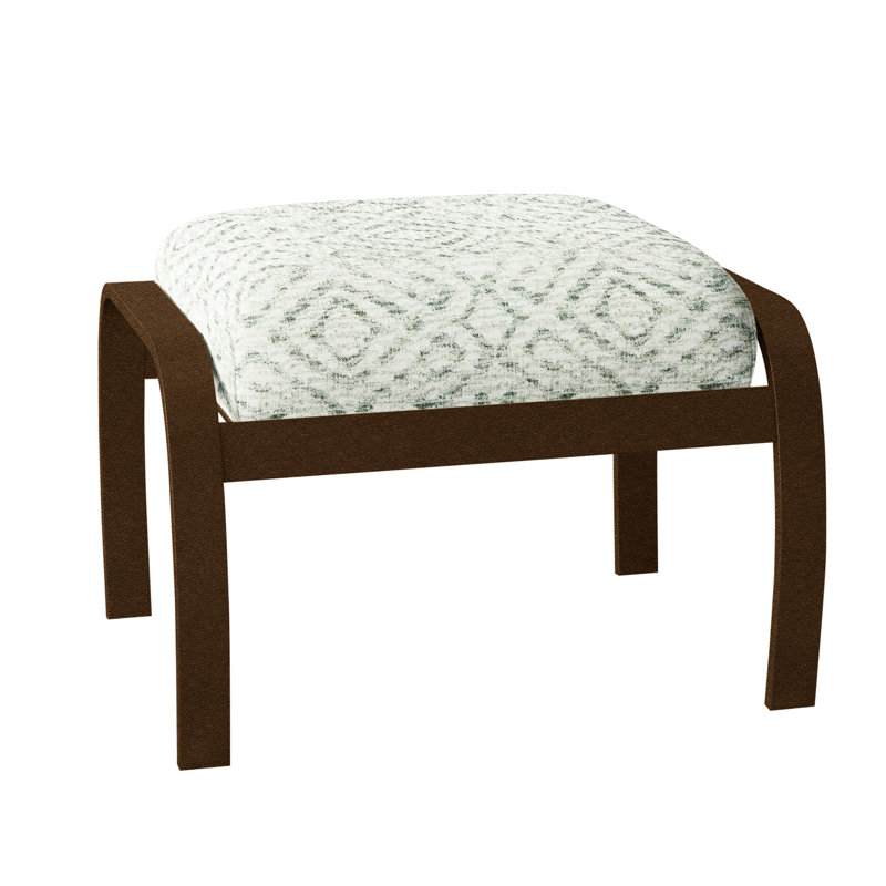 Repose-pieds avec coussin Askar, Kona texturé, Île collective
