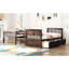 Lit superposé simple, conception convertible, pin et tiroirs, garde-corps de clôture, assemblage facile du lit dans la chambre à coucher, installation simple en bois