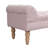 Button-Tufted End Of Bed Bench,Large Upholstered Ottoman,Foot Rest With Legs,Footstool With Rolled Arms,Upholstered Fabric Bench,Indoor Bench For Bedroom,Living Room,Entryway,Pink-308423972-308423971