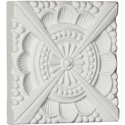 Palmetto 4.75'' H x 4.75'' W x 625'' D Urethane Rosette Applique