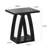 End Tables Living Room, Side Table Beside Sofa, Nightstand For Bedroom, Couch Side Table With Shelf, Modern End Table For Living Room, Black End Table Set Of 2