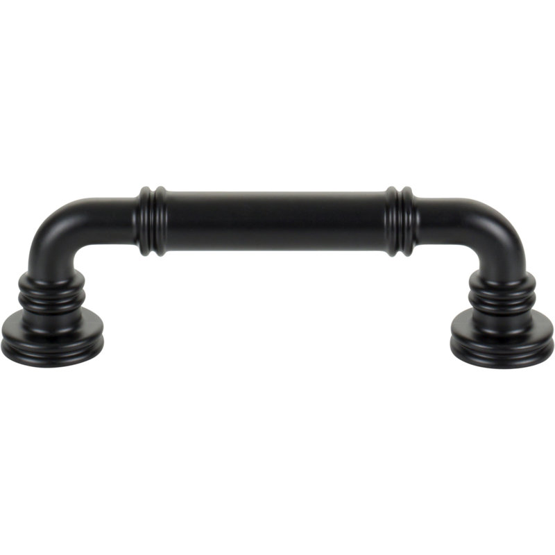Cranford Bar Pull, Flat Black, 3 3/4" Center to Center