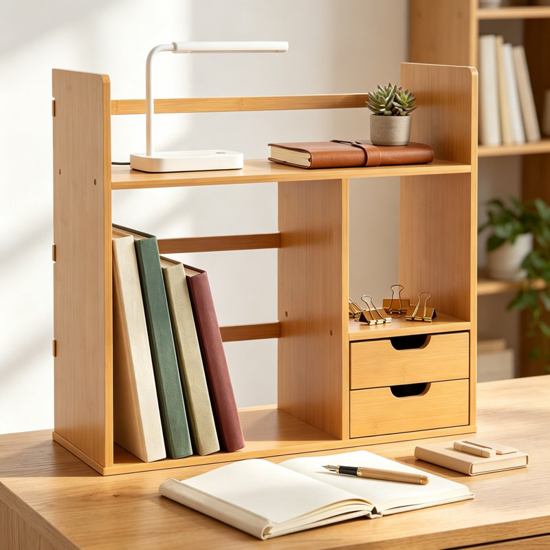 Bamboo Desk Organiser