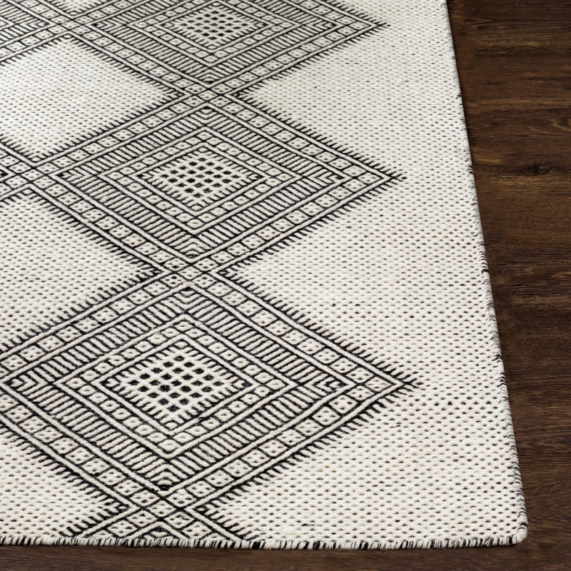 Acsa Wool Southwestern Indoor Rug, Rectangle 2' x 3'