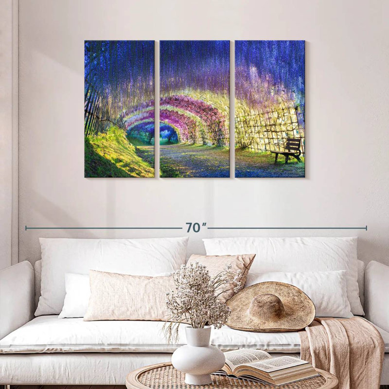 Harnek Wisteria Flower Tunnel, 28" H x 45" W