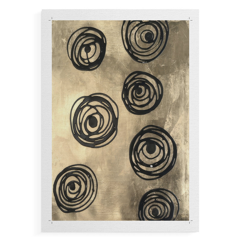 Quantum Circles I - Impression sur toile seulement - NON-CADRE, H 36 po x l 24 po