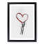Holding on to Love in Abstract - Picture Frame Graphic Art Print-55762998-55762997