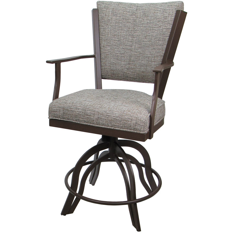 Cirri Jetty Juin, Mélange de polyester gris / cadre brun