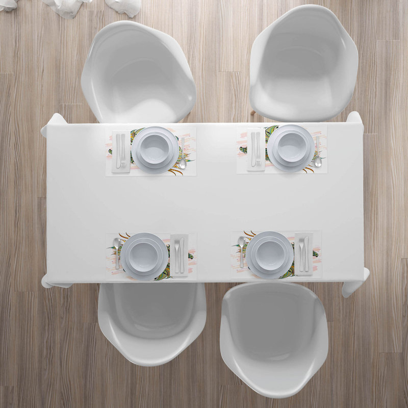 Polyester Abstract Rectangle Placemat
