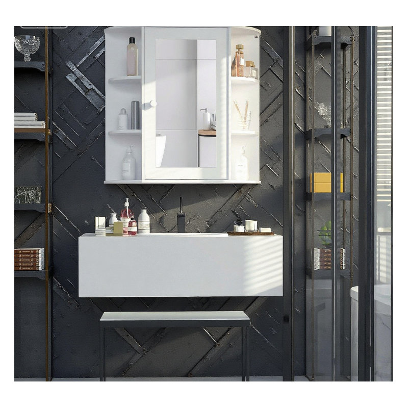 Armoire à pharmacie murale avec rangement pour miroir de salle de bain | Idée de cadeau