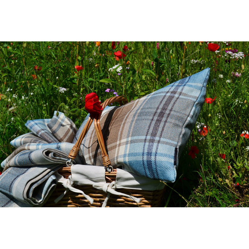 Deck Throw Blanket, 254 x 200 cm, Duck Egg Blue