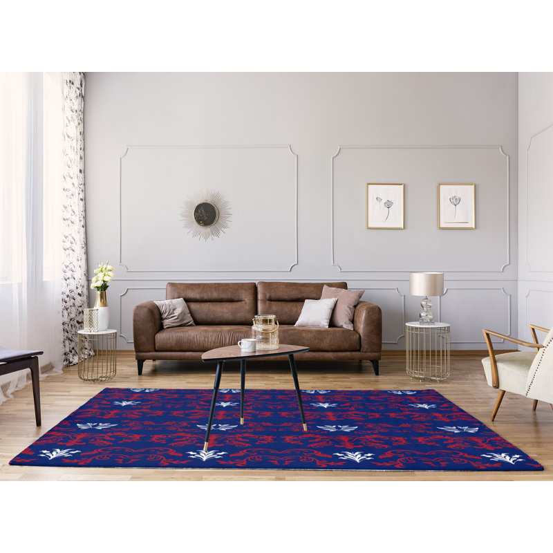 Damask Indoor Rug, Rectangle 8' x 10'