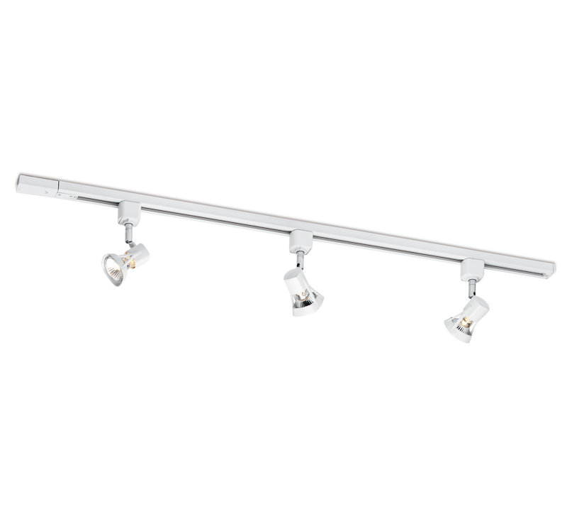 TRACK 100cm 3 -Light Track Kit, White