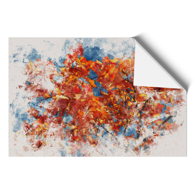 Maple Tree Watercolour - Frameless Print, 59cm H x 84cm W x 0.1cm D