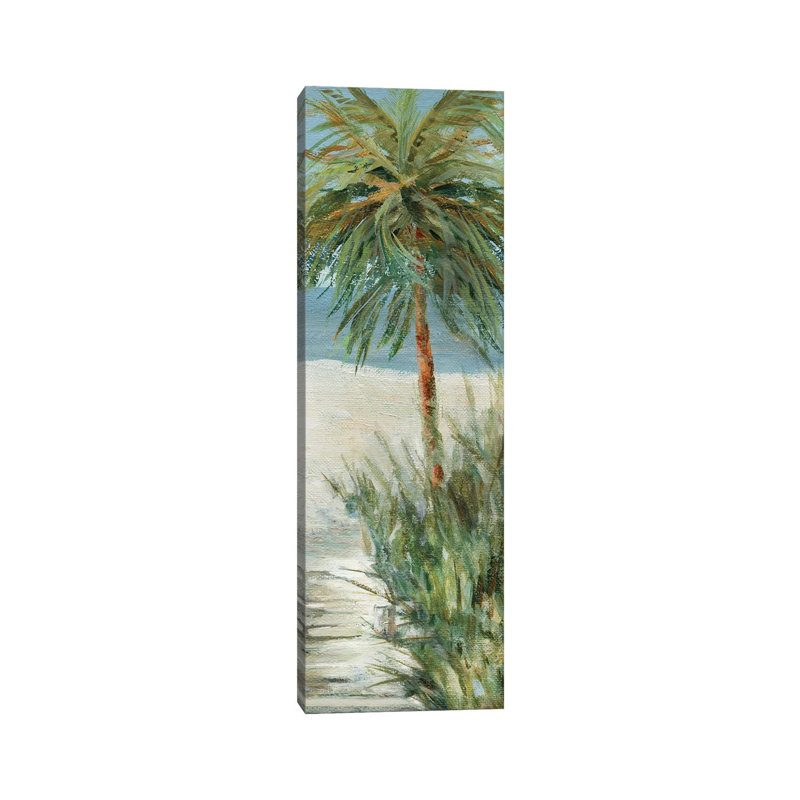 Beach Walk II by Domonique Brown - Panoramic Painting on Canvas, Wrapped Canvas, 152.4 cm H x 50.8 cm W x 1.91 cm D
