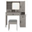 Meuble-lavabo avec miroir coulissant et lumières-663718521