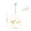 Lustre 12 roues en verre