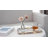 Guein Rectangle Natural Marble Tray,Calacatta Viola