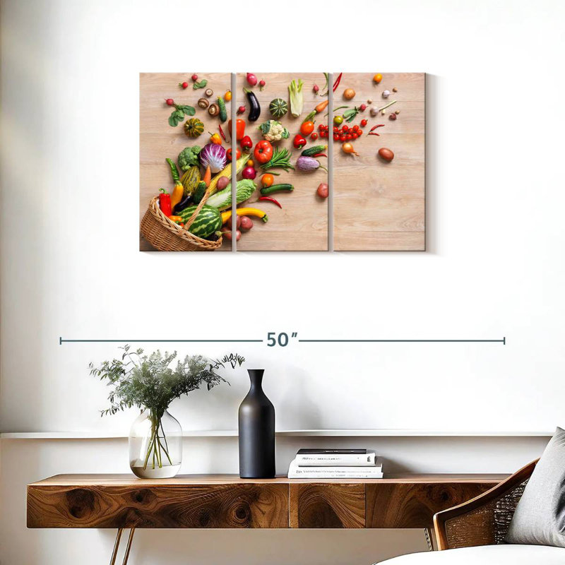 Yarlin Fresh Vegetables, 20" H x 33" W
