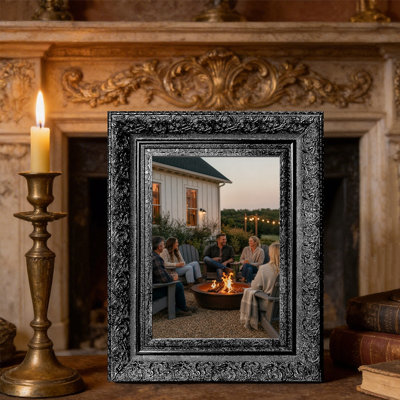 Cadre photo noir 1PC pour photos et tablettes de bureau 11 "x 14"