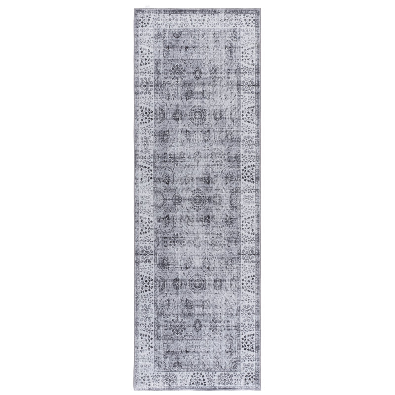 Tapis oriental performant lavable à la machine Tucson 204 M / W S / R, Tapis de couloir 2 pi 6 po x 8 pi