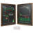 Excello Wooden Chalkboard 13 in by 17 in in Photo Frame Christmas Decoration